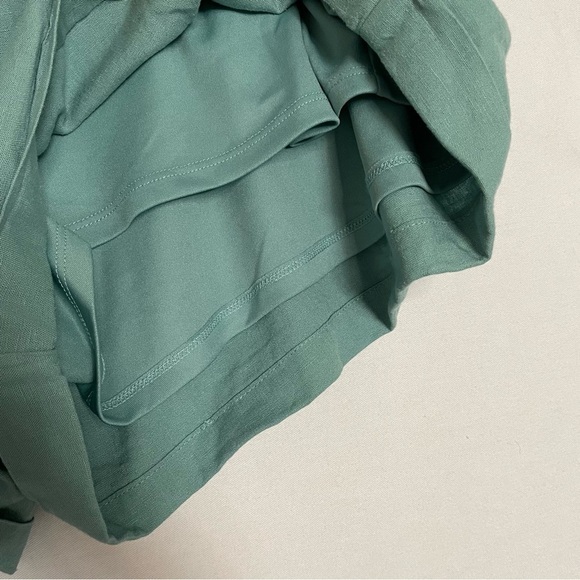 Torrid Linen Blend Boho Pull-On 3.5 Inch High-Rise Tie-Front Short Size 18 - Picture 10 of 16